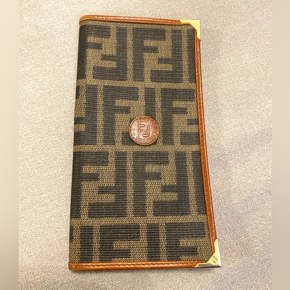 Vintage Fendi Money / Cheque Book Holder